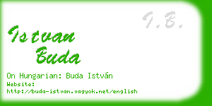 istvan buda business card